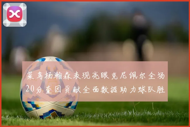 菜鸟杨瀚森表现亮眼克尼佩尔全场20分奎因贡献全面数据助力球队胜利